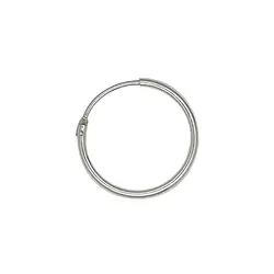 1918505011 Creole 15mm, Silber rhodiniert (6 St./VE) | GH Edelsteine, Heilsteine & Schmuck