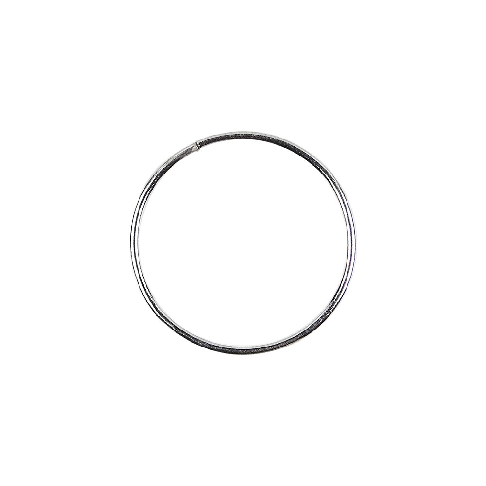 Creole 20mm, Silber rhodiniert (4 St./VE) | GH Edelsteine, Heilsteine & Schmuck