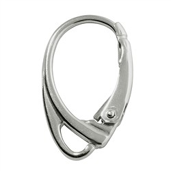 1918510051 Klappbrisur mit Öse 18mm, Silber rhodiniert (6 St./VE) | Marco Schreier