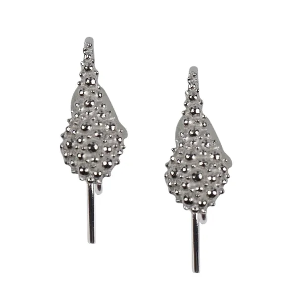 Boucles d'oreillles avec crochet, 16mm, argent rhodié (2 pcs/UC) | Marco Schreier