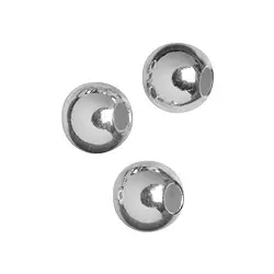 1918602401 Kaschierkugel 4mm, Silber rhodiniert (52 St./VE) | Marco Schreier