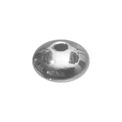 1918612031 Linse 3mm, Silber rhodiniert (92 St./VE) | GH Edelsteine, Heilsteine & Schmuck