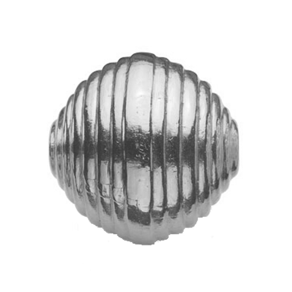 Riefen-Kugel 12mm, Silber rhodiniert (1 St./VE) | Marco Schreier