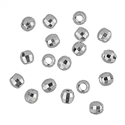 1918617021 Ball 02.0mm, silver rhodiniert, faceted (100 pcs./ PU) | Marco Schreier
