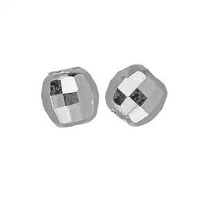 Kugel 06,0mm, Silber rhodiniert, facettiert (10 St./VE) | Marco Schreier