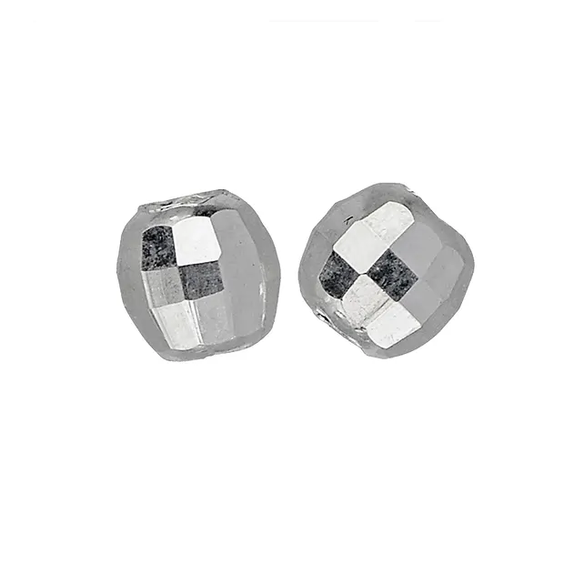 Kugel 06,0mm, Silber rhodiniert, facettiert (10 St./VE) | Marco Schreier
