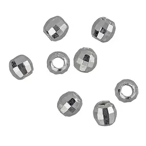 Boule 08mm, argent rhodié, facetté (8 pcs/UC) | Marco Schreier