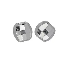 1918617091 Kugel 08mm, Silber rhodiniert, facettiert (8 St./VE) | Marco Schreier