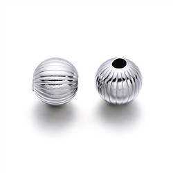 1918617151 Ball 10mm, silver rhodiniert, grooved (2 pcs./ PU) | Marco Schreier