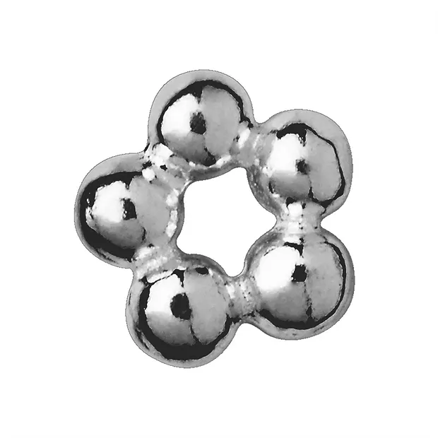 Anneau à bille 3,5mm, argent rhodié (90 pcs/UC) | Marco Schreier