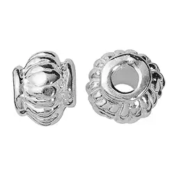 1918623311 Lentille striée 4,5mm, argent rhodié (17 pcs/UC) | Marco Schreier