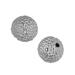 1918624051 Sfera granulata 11 mm, argento rodiato (2 pz./ UC) | Marco Schreier