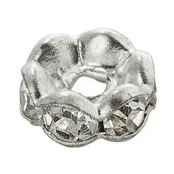 1918633071 Ring 6 x 3mm, Silber rhodiniert Cubic Zirkonia (synth.), 3 St/VE | Marco Schreier