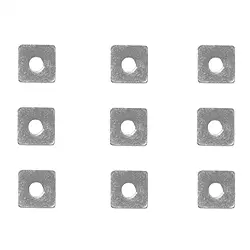 1918665211 Rondelle carrée 03 x 03mm, rhodié (62 pcs/UC) | Marco Schreier