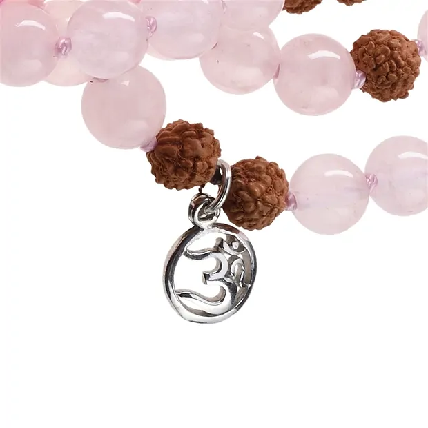 Om symbol with eyelet 15mm, silver rhodiniert (1 pc./ PU) | Marco Schreier