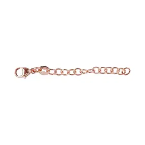 Catena di prolungamento con Moschettone 50 mm, placcato oro rosa (1 pz./ UC) | Marco Schreier