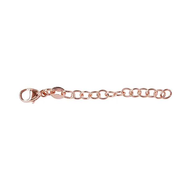 Catena di prolungamento con Moschettone 50 mm, placcato oro rosa (1 pz./ UC) | Marco Schreier