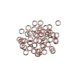 1919313051 Anelli di legatura 05 mm, argento placcato oro rosa (50 pz./ UC) | Marco Schreier