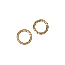 1919315061 Closed jump ring 06mm, silver rose gold-plated (37 pcs./ PU) | Marco Schreier