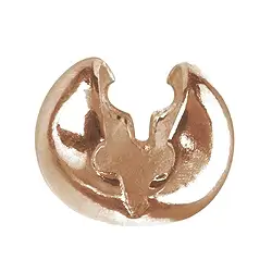 1919325041 Boule de contrecollage à clapet 4mm, argent doré rose (24 pcs/UC) | Marco Schreier