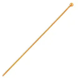 1919550531 Stift mit Kugel 0,5 x 30mm, Silber rosevergoldet (20 St./VE) | Marco Schreier