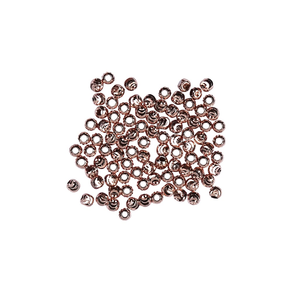 Ball 02.0mm, silver rose gold-plated, laser cut (100 pcs./ PU) | Marco Schreier