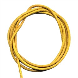 1931011404 Rubans de cuir ch&#xE8;vre jaune, 1m (10 pcs/UC) | Marco Schreier