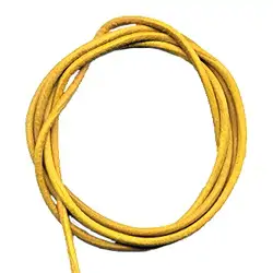 1931011404 Leather straps goat yellow, 1m (10 pcs./ PU) | wholesaler gems & healing stones