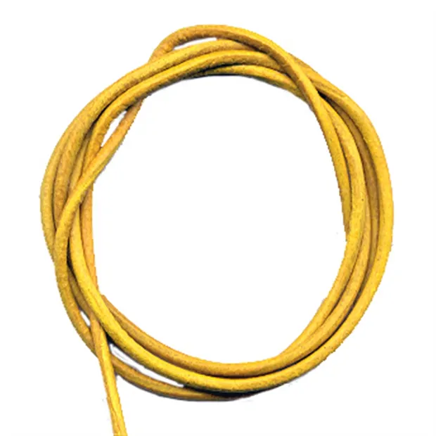 Correas de cuero amarillo cabra, 1m (10 unid./VE) | Marco Schreier