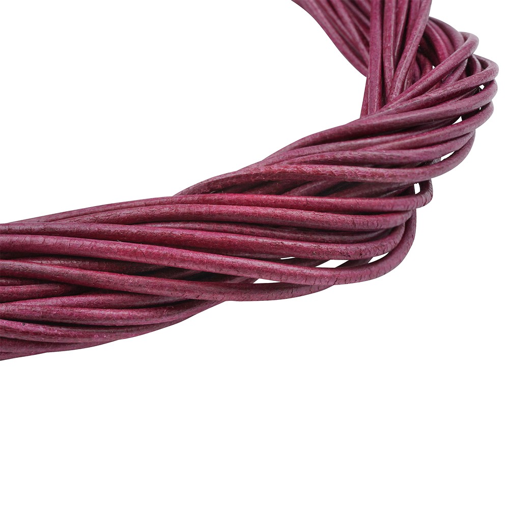 Cinghie di cuoio rosso capra (bordeaux), 1 m (10 pz./ UC) | Marco Schreier