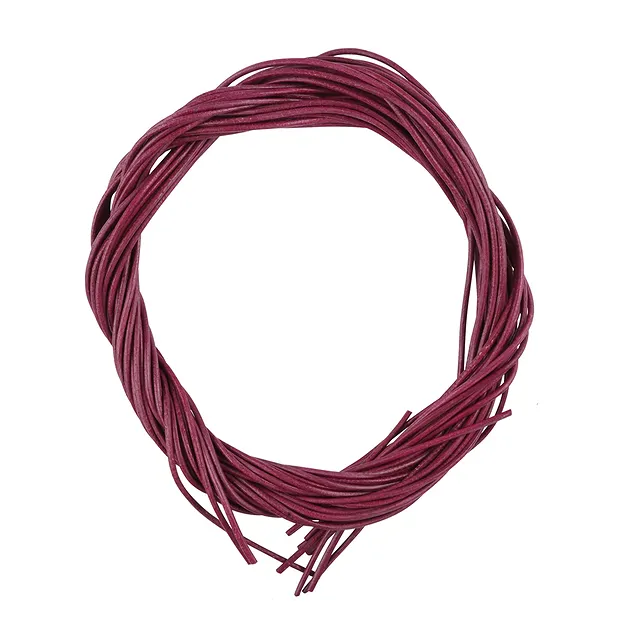 Cinghie di cuoio rosso capra (bordeaux), 1 m (10 pz./ UC) | Marco Schreier