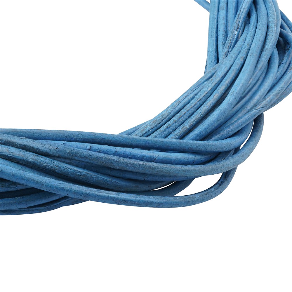 Cinghie di cuoio blu capra (azzurro), 1 m (10 pz./confezione) | Marco Schreier