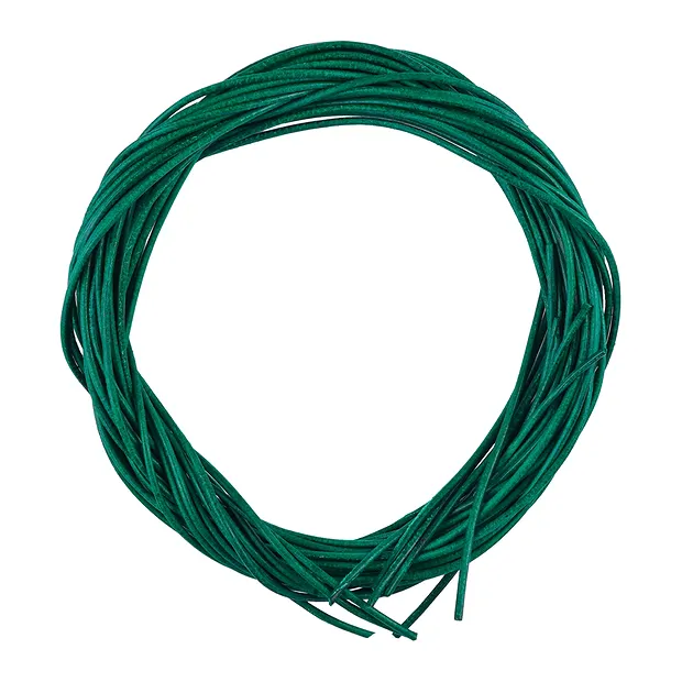 Cinghie di cuoio verde capra, 1m (10 pz./ UC) | Marco Schreier