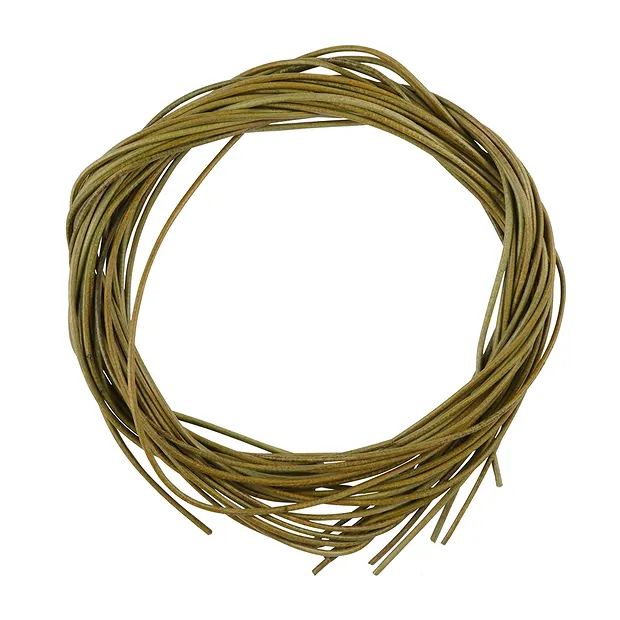 Lederbänder Ziege khaki, 1m (10 St./VE) | GH Edelsteine, Heilsteine & Schmuck