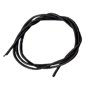 Rubans de cuir chèvre noir, 1m (10 pcs/UC) | Marco Schreier