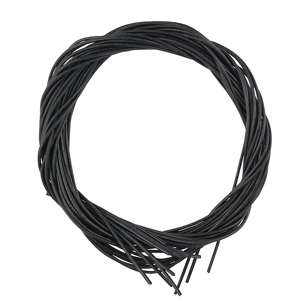 Correas de cuero de cabra negro, 1m (10 uds./VE) | Marco Schreier