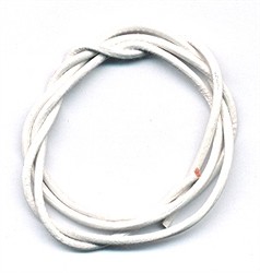 1931011420 Lederbänder Ziege weiß, 1m (10 St./VE) | Edelsteine, Heilsteine & Schmuck-Handel