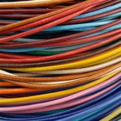 1931012000 Bunte Mischung Lederb&#xE4;nder Rind, L&#xE4;nge 1m, 100 St./VE | Marco Schreier