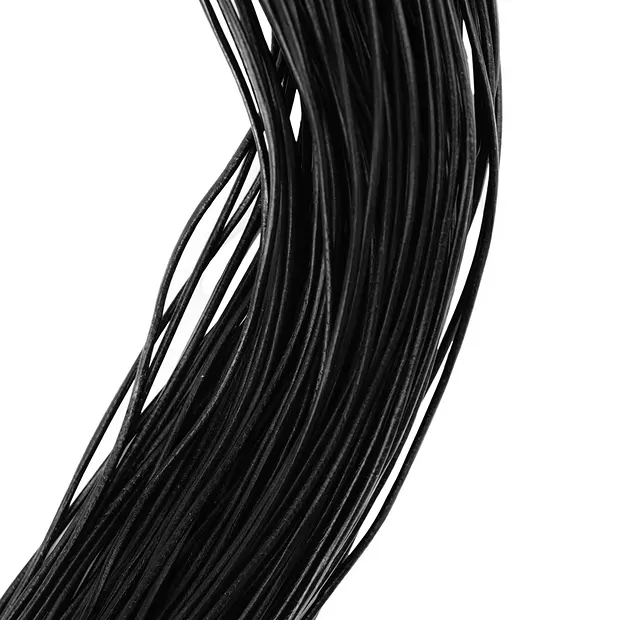 Lederbänder Ziege schwarz, 1m (100 St./VE) | Edelsteine, Heilsteine & Schmuck