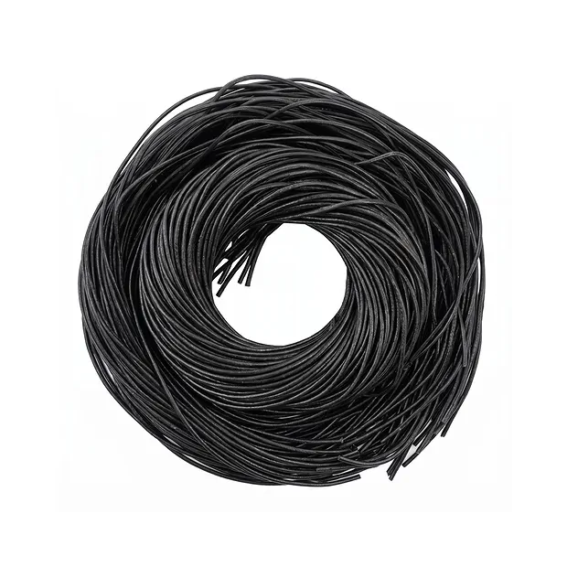 Correas de cuero de cabra negro, 1m (100 unid./VE) | Marco Schreier