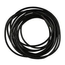 1932250519 Lederband Rind, schwarz, 5,0mm, 5m | Großhandel Edelsteine, Heilsteine & Schmuck