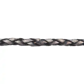 Cordon en cuir tressé, bleu antique, boeuf, 2,5mm x 2m  | Marco Schreier