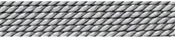 1941200219 Perlfädelseide grau, 0,45mm/2m | Großhändler Edelsteine, Heilsteine & Schmuck