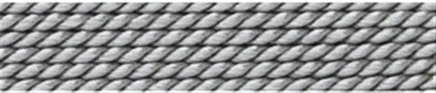 Hilo de perlé gris seda, 0,45 mm/2 m | Marco Schreier