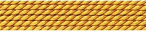 Hilo de cuentas seda amarillo oscuro, 0,60mm/2m | Marco Schreier
