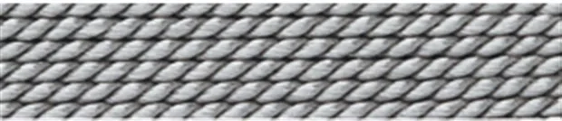 Soie perlée grise, 0,60mm/2m | Marco Schreier