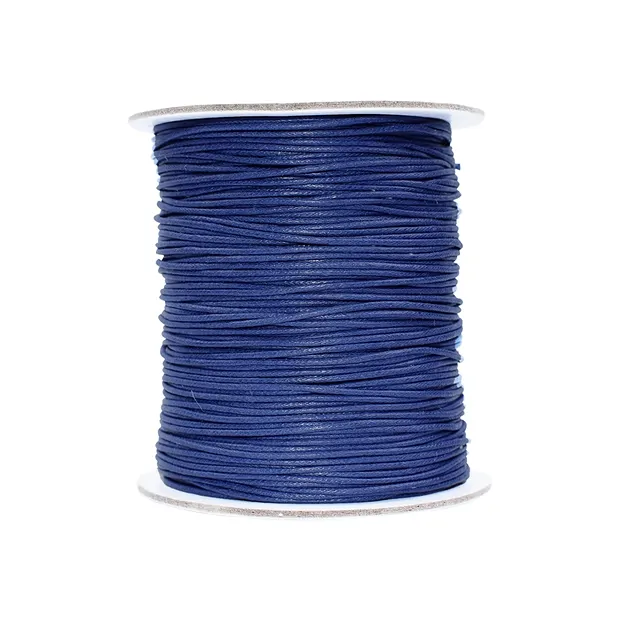 Cotton Cords blue (royal blue), 1.0mm/100m | wholesaler gems & healing stones