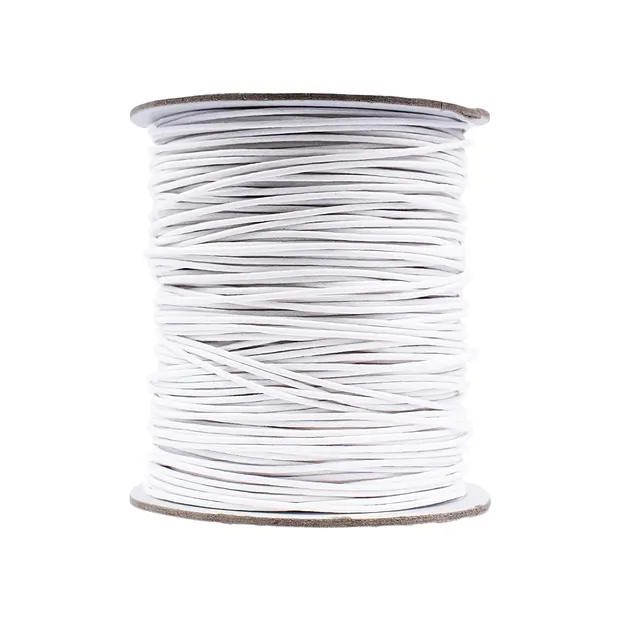 Baumwollband weiß, 1,0mm/100m | Großhändler Edelsteine, Heilsteine & Schmuck