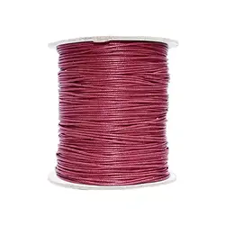 1942020037 Cordón de algodón rojo (rojo vino), 1,0mm/100m | Marco Schreier