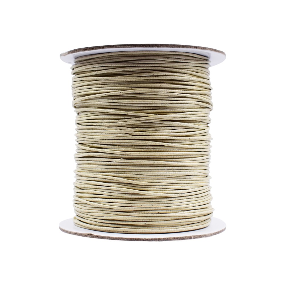 Cordón de algodón beige, 1,0 mm/100 m | Marco Schreier